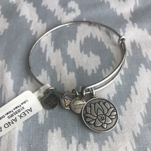 Alex and Ani silver bracelet